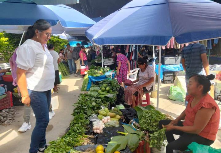 Supervisan comercio en Matlapa para garantizar orden