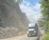 Colocarán muro contra derrumbes en carretera