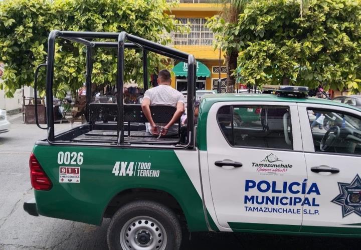 Agresivo sujeto fue arrestado