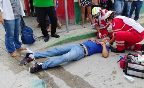 JOVEN HERIDO EN ACCIDENTE      

