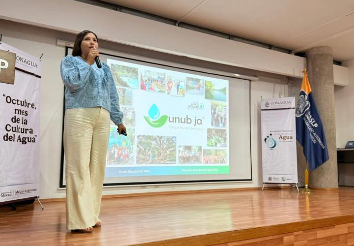 Promueven la cultura del agua con charla del Museo "Unub Ja"