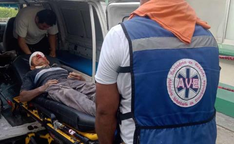 Herido al caer de bicicleta