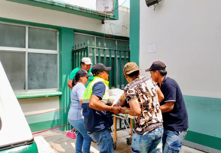 Herido al sufrir caída