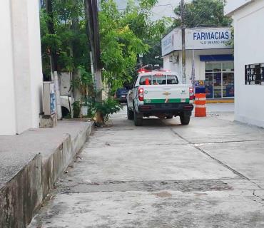 Motociclista herido al derrapar su unidad