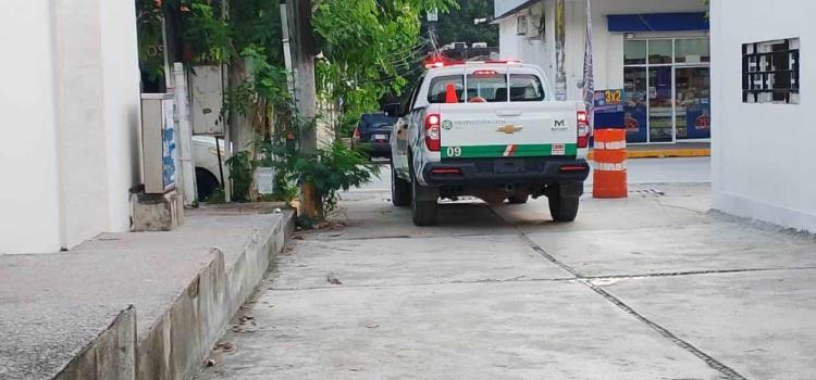 Motociclista herido al derrapar su unidad