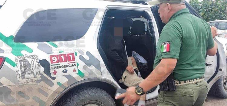 SE ACCIDENTÓ UNA PATRULLA DE GCE