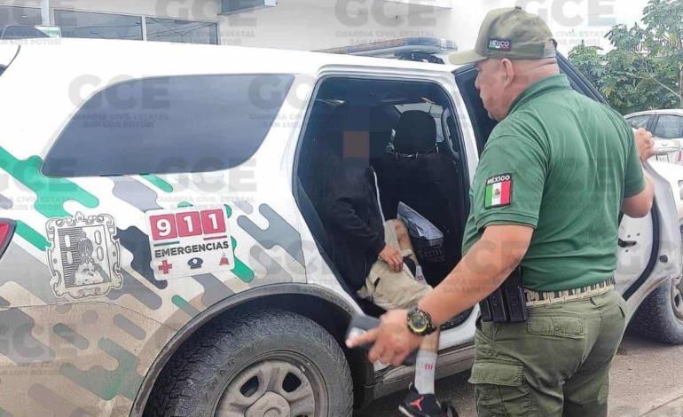 SE ACCIDENTÓ UNA PATRULLA DE GCE