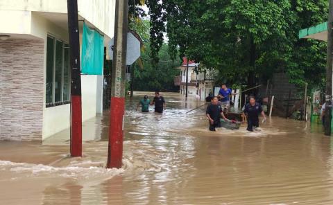 Axtla de Terrazas, entre los más afectados por las lluvias
