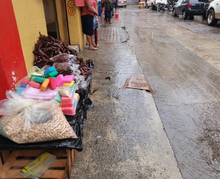 Mercado ambulante, con bajas ganancias