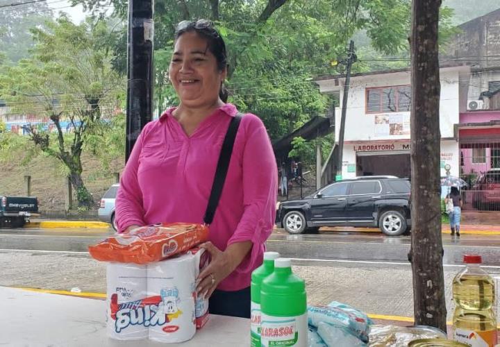Agradecen víveres en Matlapa