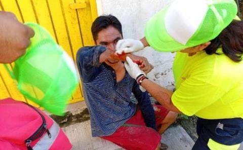 HERIDO EN LA PLAZOLETA
