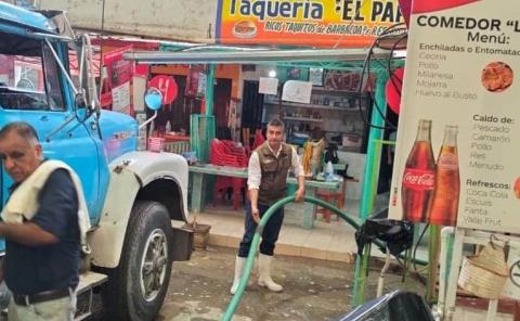 Comedores sanitizados en la Plazoleta