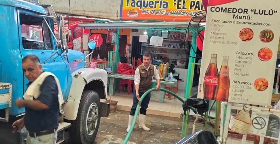 Comedores sanitizados en la Plazoleta