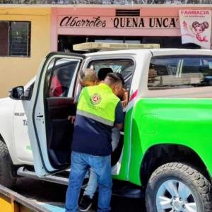 Anciana es auxiliada tras convulsionar