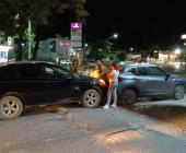 Impactaron vehículos en la Glorieta Hidalgo    
