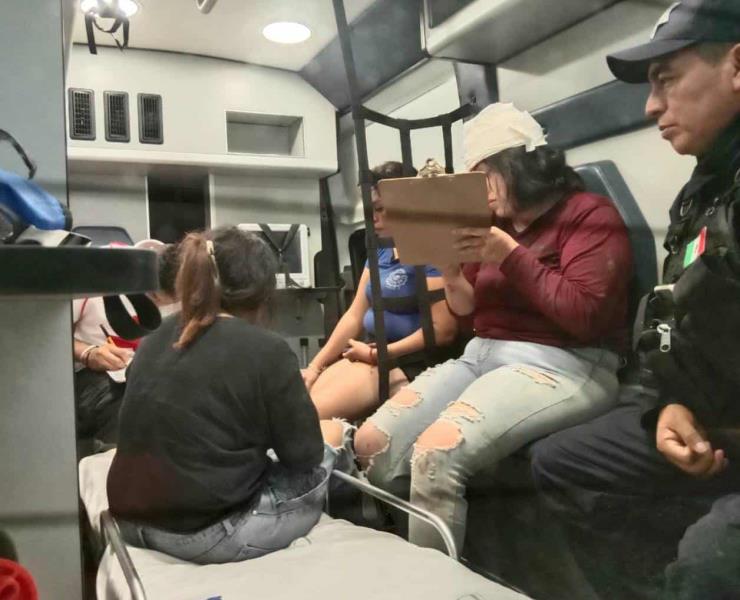 Mujeres heridas en pleito familiar       

