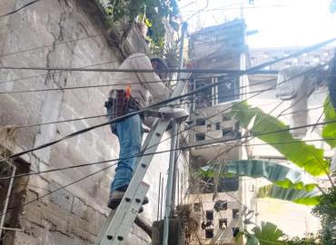 Evalúa Alumbrado daños en el municipio