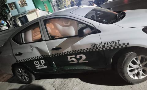 Embarazada resulta herida en choque