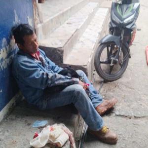PROFESOR LESIONADO AL SUFRIR CAIDA