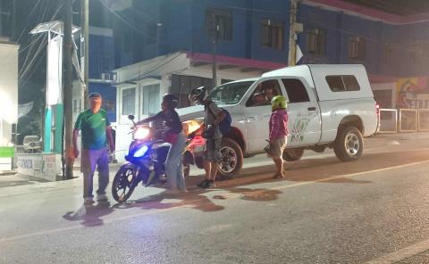 CAMIONETA IMPACTO A MOTOCICLETA