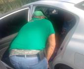 Hombre lesionado al derrapar su moto     