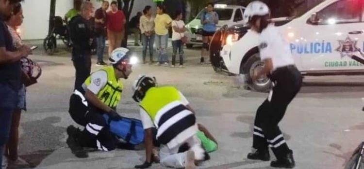Herido al derrapar otro motociclista Herido al derrapar otro motociclista