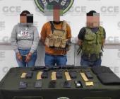 Capturaron a tres presuntos sicarios