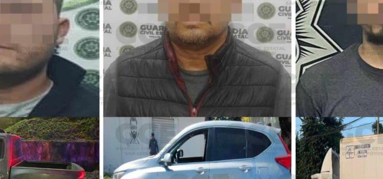 Cayeron tres sujetos por traer vehículos robados Cayeron tres sujetos por traer vehículos robados