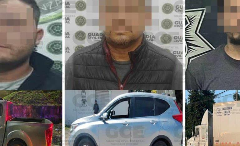 Cayeron tres sujetos por traer vehículos robados Cayeron tres sujetos por traer vehículos robados