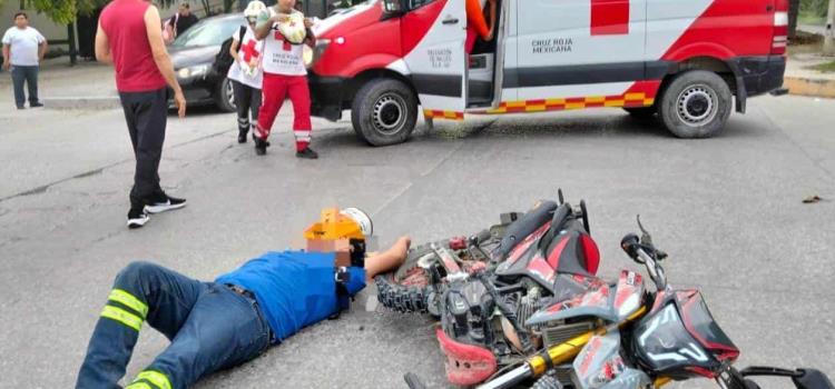 HERIDO JOVEN MOTOCICLISTA      HERIDO JOVEN MOTOCICLISTA