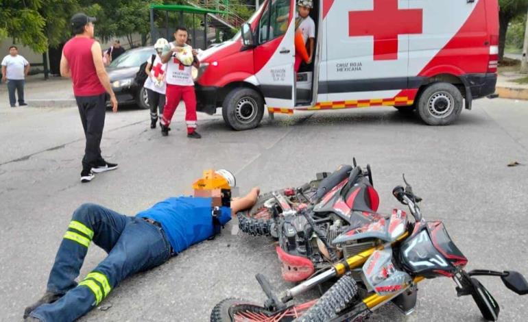 HERIDO JOVEN MOTOCICLISTA      HERIDO JOVEN MOTOCICLISTA