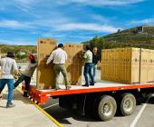 Donan refrigeradores para los damnificados