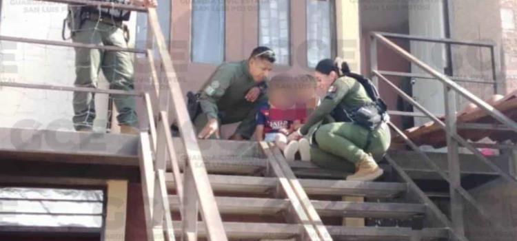 Rescató la GCE a dos menores          Rescató la GCE a dos menores